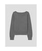 8SECONDS Boat Neck Pullover Gray