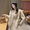Jacket women's autumn and winter new thin short jacket loose fur integrated thickened imitation mink velvet