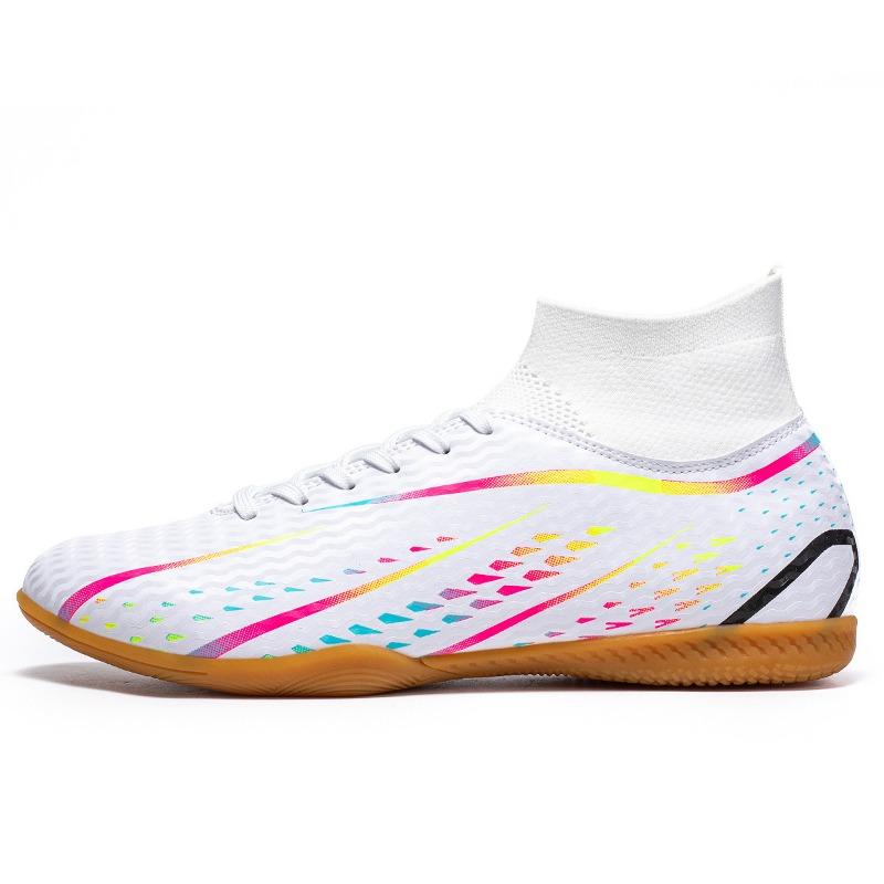 Football Shoes Men's High Top Adult Student Artificial Grass Game Training Football Shoes