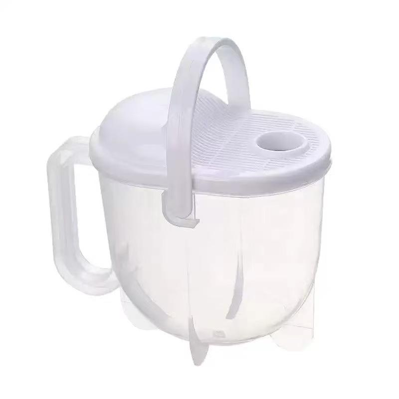Rice Washing Sieve: Rinse-Free, No-Contact, Multi-Functional Plastic Washer
