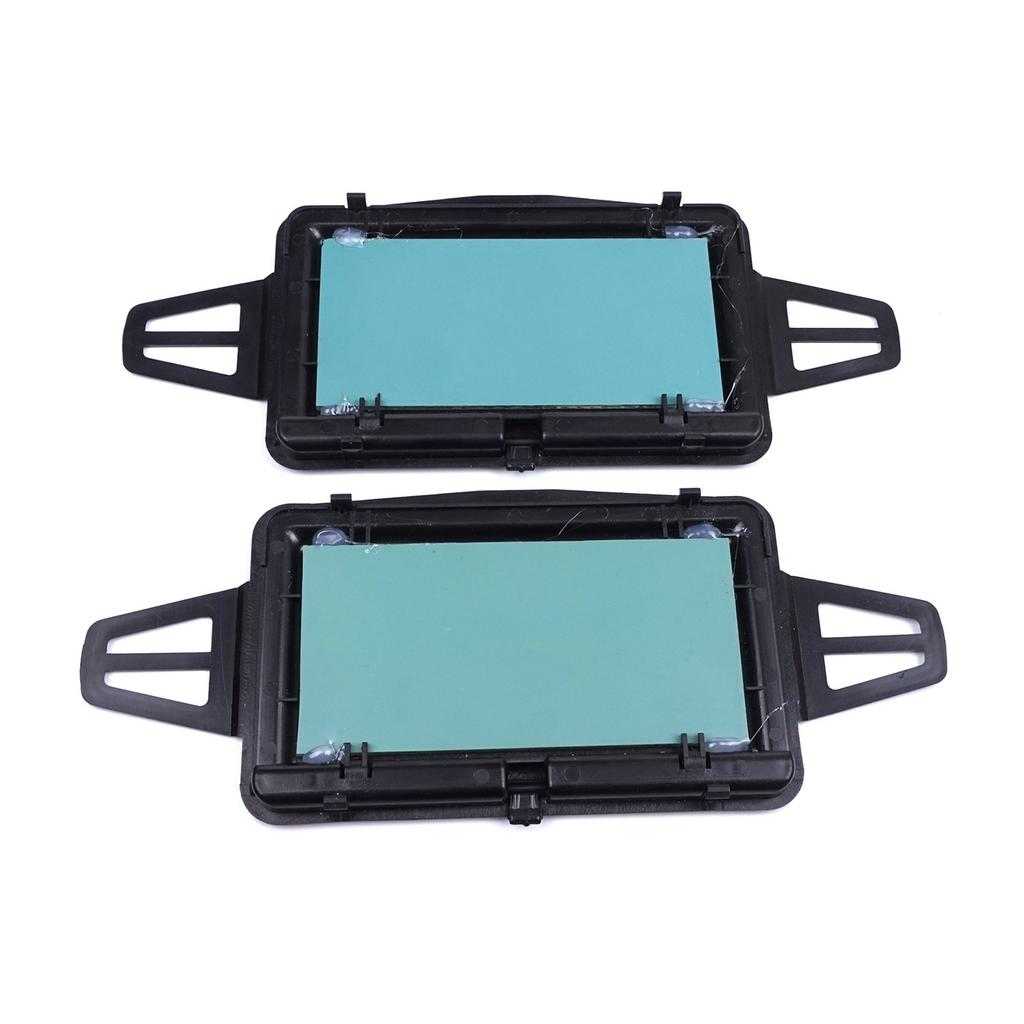 BDP524-1 2 sztuki osłona przeciwsłoneczna do makijażu lusterko kosmetyczne i lusterko czarne do Mercedesa W210 W211 2108102510 2118100410 