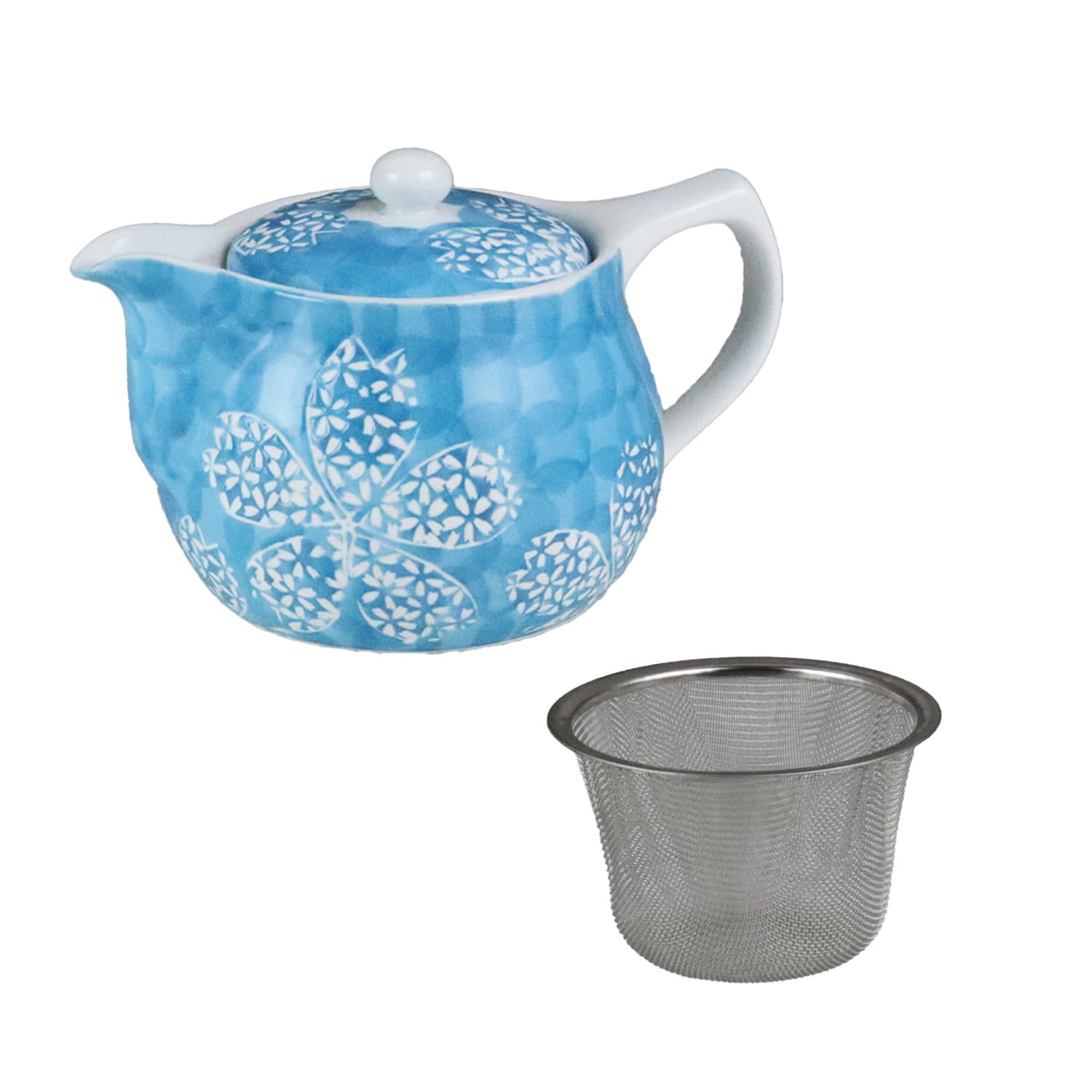 

Functional household item. Clean function, water-repellent finish, tea stain and stain resistant [Arita ware, Made in Japan] Pot (Flower-shaped,