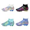 Football Shoes Men's High Top Adult Grass Training Spikes Youth Student Game Football Shoes