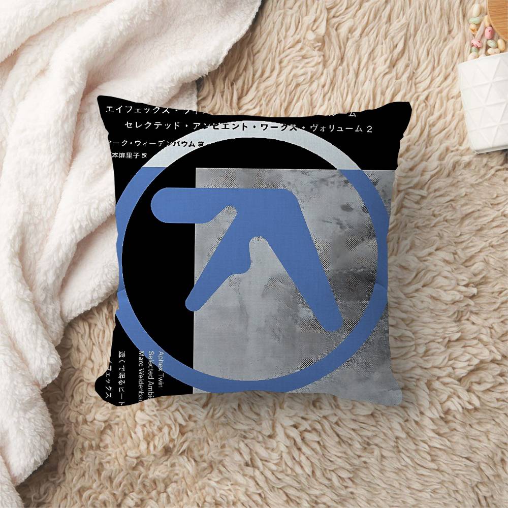 DJ A-Aphex T-Twins Pillow Cushion Cover Pillowcase Living Room Sofa Home Decor Customized