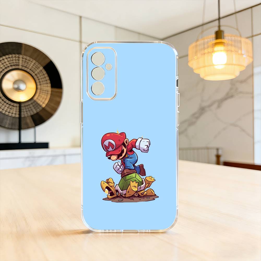 Funny Super Z-MarioS Bros Phone Case For SamsungA10,12,20,21S,30,31,40,50,51,52,70,71 Transparent Cover