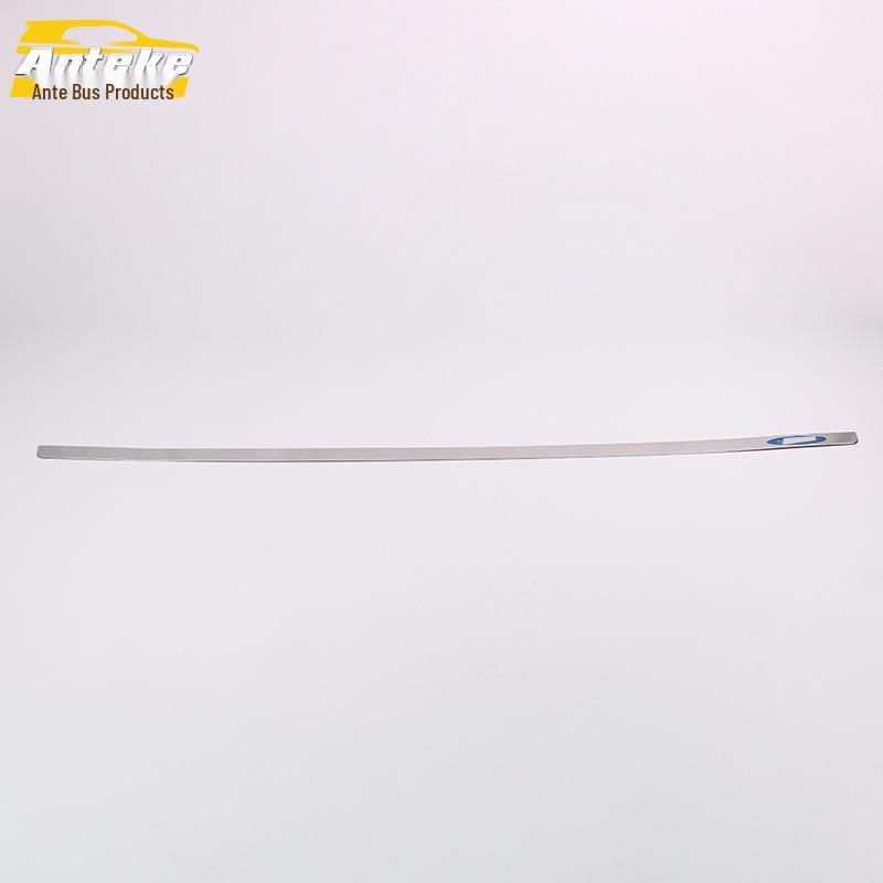 19 Santa Fe Tailgate Trim: Rear Trunk Bright Strip & Bumper Protector Anti-Scratch Plate