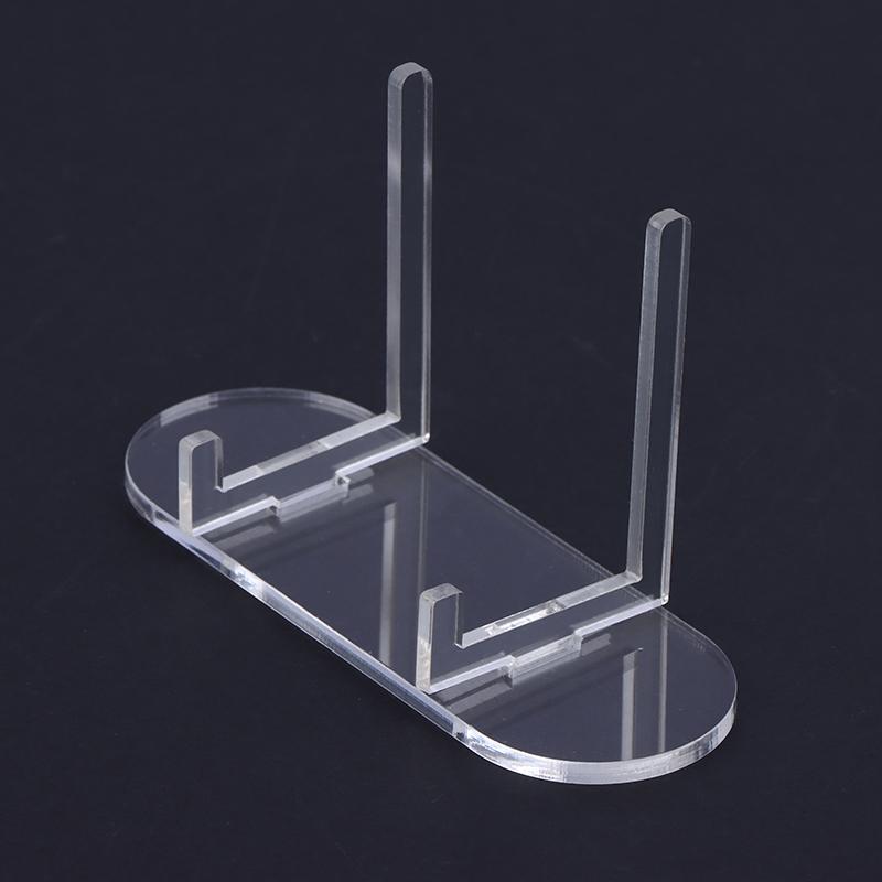 [JN] 1/3/5Pcs Transparent Display Stand Acrylic Storage Holder For Photo Plate Card Showcase Model Display Shelf