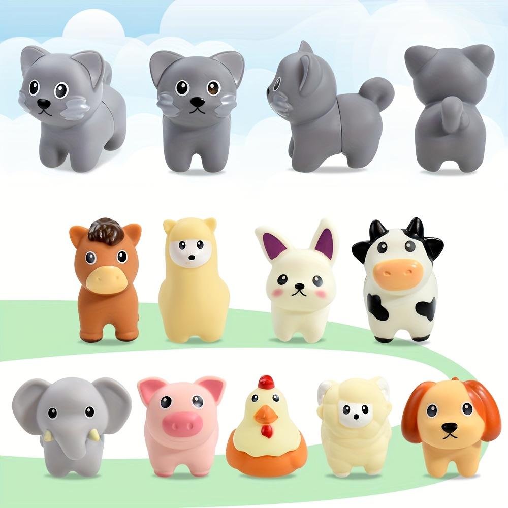 Farm Animal Matching Toy Learning Soft Toys Animals Matching Youngsters Aged 3 Animal Cognition Fine Motor Skills Toy