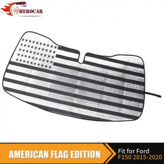 Front Windshield Sunshade Folding Sun Shade Visor Cover For Ford F150 2015-