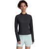 Running T Shirts Women's Pitch Black Half Turtleneck Moderate LD0185800