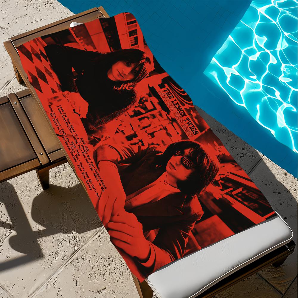 The Lemon Twigs Look For Your Mind! Towel Beach Bath Quick-Drying Lightweight Portable Sauna Camping Swim Pool Travel