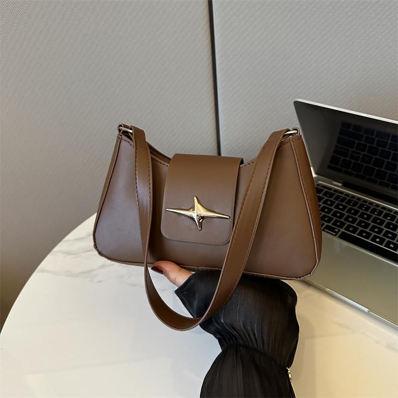 Trendy Black Pu Crossbody Bag For Women Fashionable Everyday Use Simple Design