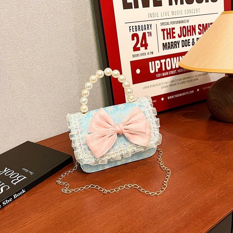 Handbag Small Girls Pu Material Kids Cute Designer Mini Shoulder Bag School For