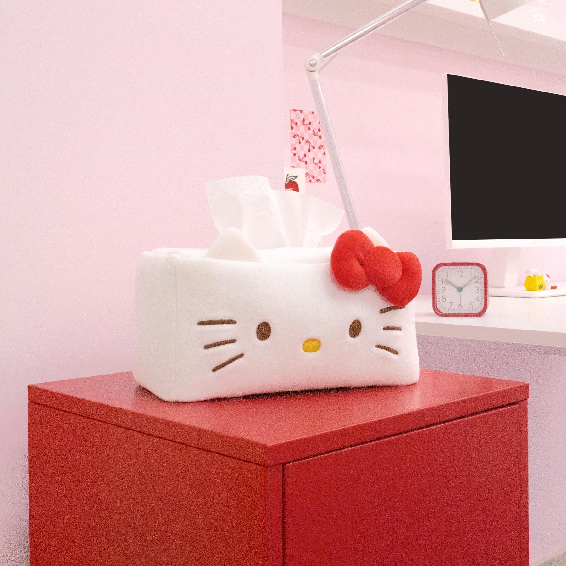 Hello Kitty Adorable Fabric Tissue Box Cover by LINE FRIENDS