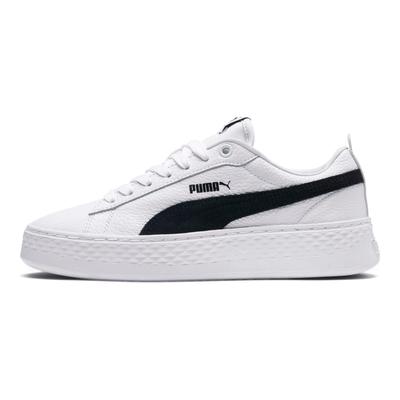 Smash Platform L White Black Women Sneakers 366487-12