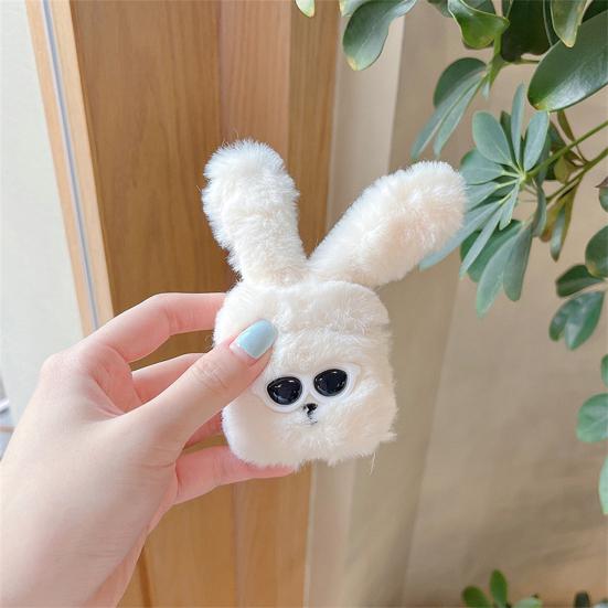 Plush Rabbit Dog Earbud Case for AirPods 1/2/3/4 for AirPods Pro 1/2/3 Bluetooth-compatible Wireless Earphone Charging Case Cover Headphone Protective