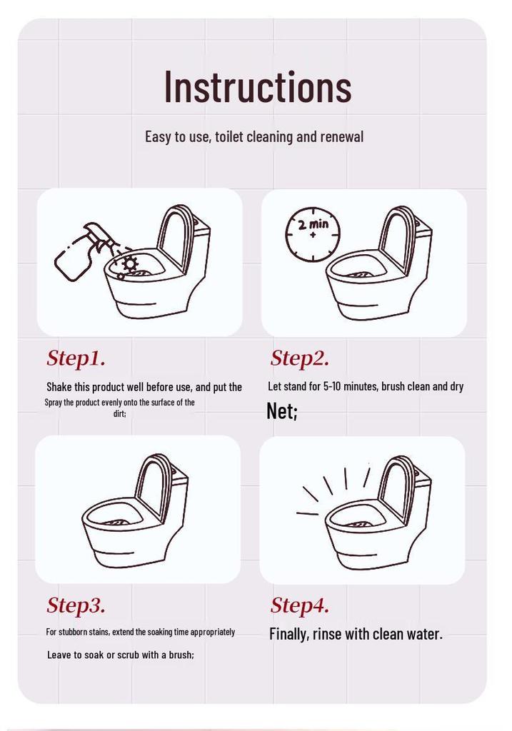 Smart Toilet Cleaner: Strong Stain & Limescale Removal, Fresh Scent, No-Scrub Formula for Home & Public Toilets.