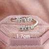 Niedliche S925 Sterling Silber Daisy Öffnungsringe für Frauen Mädchen Temperament You Are My Sunshine Brief Fingerring Eleganter Hochzeitsschmuck