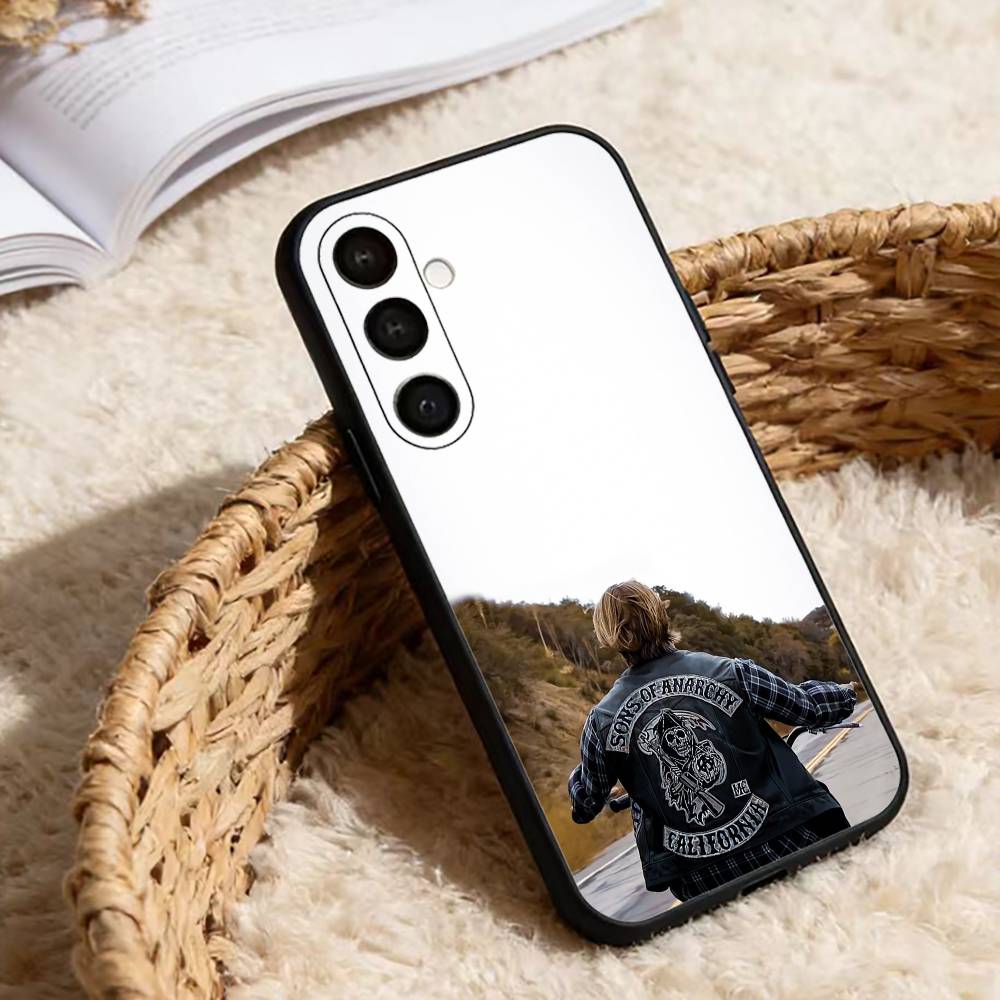 American TV S-Sons-Of-Anarchys Phone Case For Samsung Galaxy A20,21s,22,31,32,52,53,72,73,80,91 Soft Black Shell