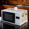 1PC Microwave Oven Machine Washable Cloth Cover Multi-purpose Cotton Linen 100*35cm Grease Proof Cover Kitchen Decor Dust Cover