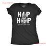 Womens Hip Hop And You Dont Stop T Shirt Funny Sarcatic Easter Bunny Novelty Vintage Washed Soft Graphic Fashion Versatile