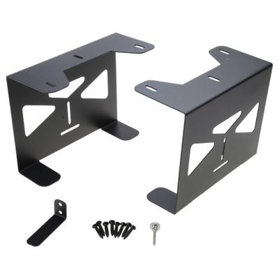 Metal Under Desk Mount Space Saving Gaming Organizers Metal Storage Bracket Simple To Use for  Consoles & Controllers
