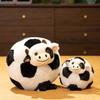 Soccer Cow Plush Toy Adorable Cow Pillow Soft Stuffed Animal Cute Cuddly Gift for Kids Birthday Nursery Decor