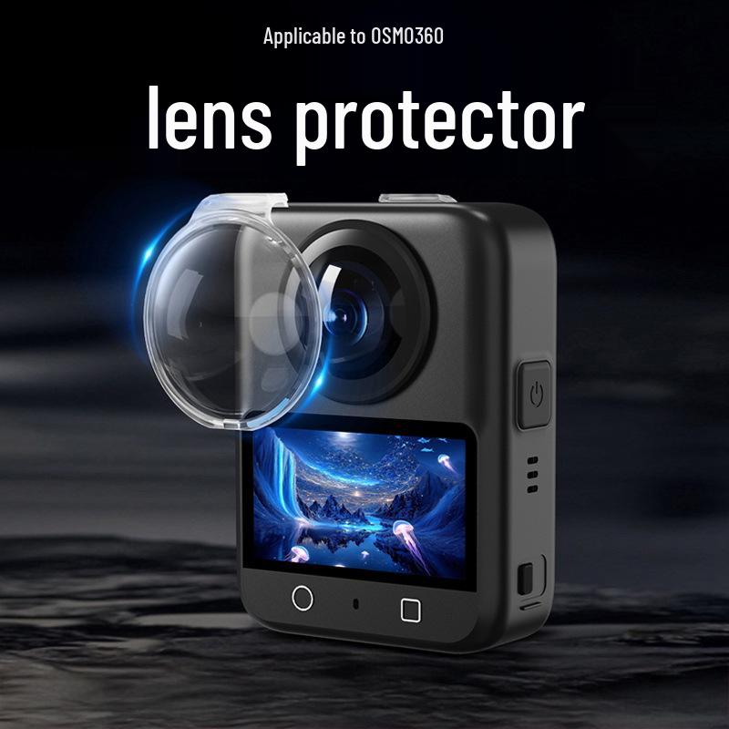 Capa de Lente de Vidro Temperado DJI Osmo360: Proteção à Prova de Explosão, Resistente a Arranhões, Alta Transparência