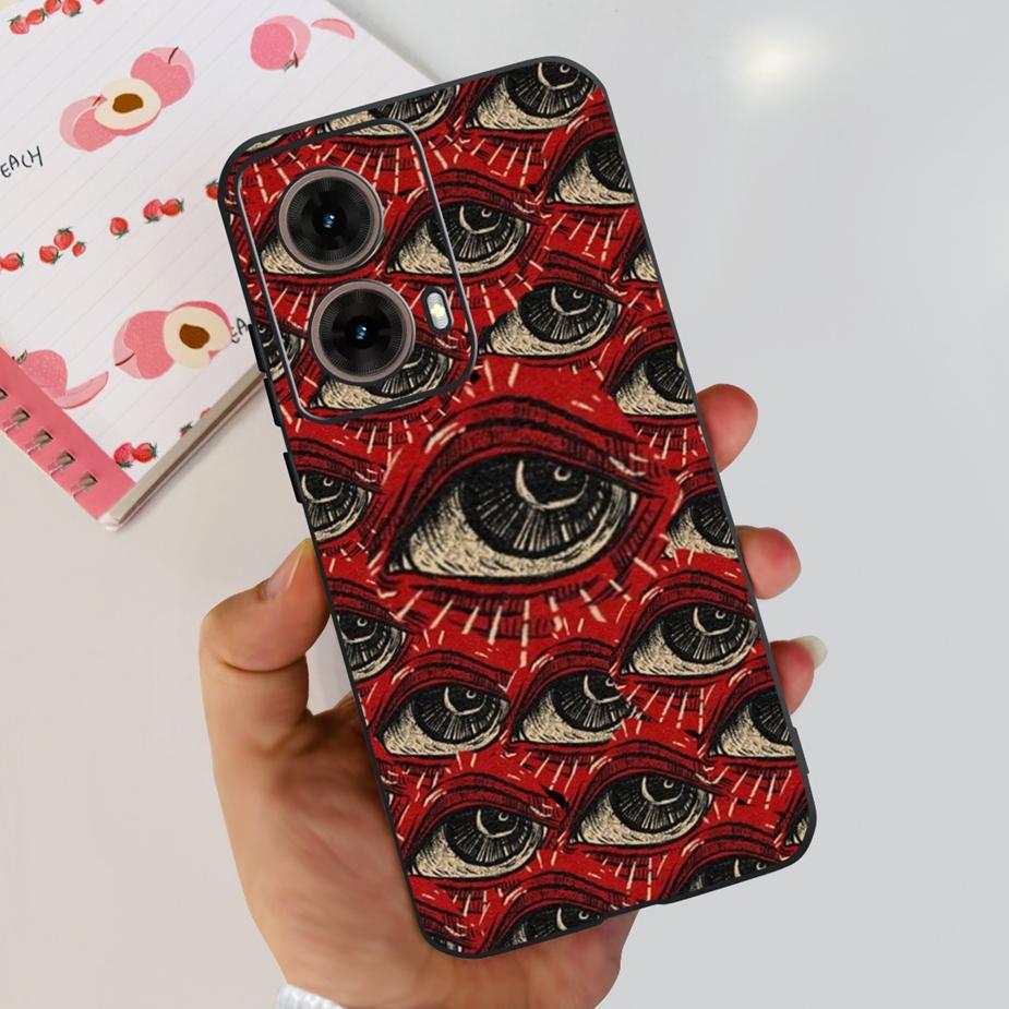 For Motorola Moto G85 Case New Fashion Painted Cover 6.67'' Soft Silicone Phone Case For Moto G85 G 85 MotoG85 Back Cover Bumper
