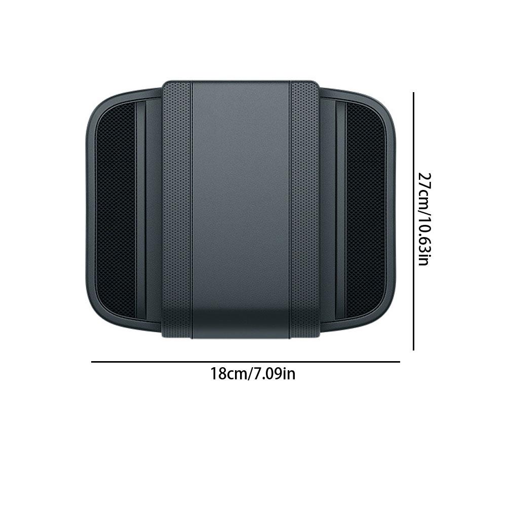 Universal Car Armrest Pad Memory Cotton Central Console Booster Pad Elbow Rest Leather Armrest With Pocket Storage Car Armrests