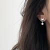 Simple Temperament, Star Pearl Pendant, Stud Earrings for Women, Niche and Versatile, Advanced Cold Style Design Earrings, New Models