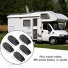 Plastic Baggage Door Catch Trailer Latch Clip Spring Holder Door Bracket for RV Camper Luggage Accessory Use