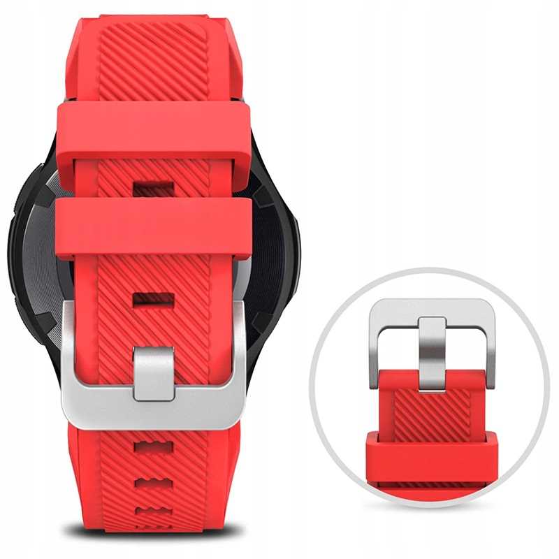 Sc Watchband 22Mm Red