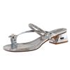 French Low-heeled Beach Slippers Fairy Shoes 2025 New Summer Flat-bottomed Temperament Set Toe Sandals