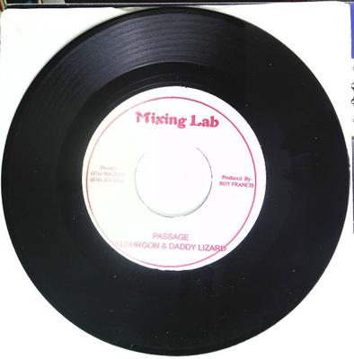 7-inch Plaat DADDY LIZARD, FLOURGON & ANTHONY RE - Passage NONE Mixing Lab Japan Reggae, Ska & Dub Gebruikt