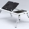 Portable Adjustable Laptop & Tablet Bed Table: Multifunctional, Folding, Height-Adjustable Student Desk