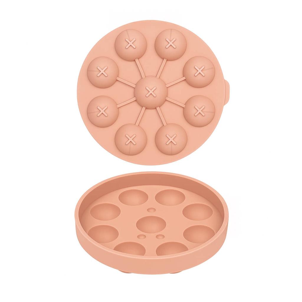 4x SILICONE ICE CUBE MOLD TULIP 3D Chocolate Ice Molds