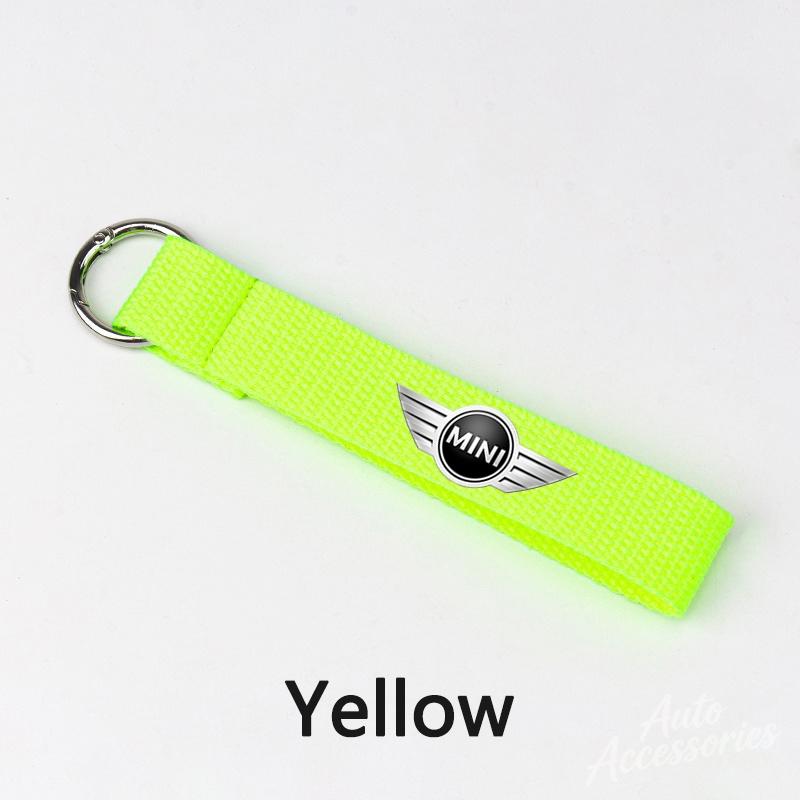 Car Keychain Pendant Automobile Logo Keyring Anti-loss For BMW MINI Cooper One JCW F54 F55 F56 F57 F60 R50 R52 Auto Accessories