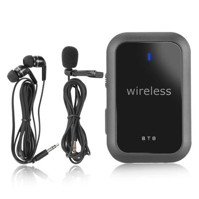 Sistema de Microfone de Lapela Sem Fio com Cancelamento de Ruído Microfone de Lapela para Gravação Ensino