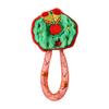 Durable Interactive Cat Toys Christmas Catnip Toy for Indoor Cats, Stuffed Chew with Mesh Stocking Stuffers Tube, Flexible Tube Bell Kittens