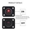 Multifunctional Space Saving 20A 12V Red LED Toggle Switch Panel for Car Truck Motorhomes and Marine Electrical Systems