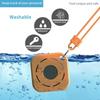 Protective Cover Silicone Case Protector with Hanging Rope Belt for Tracking Device Pet Collars and Key