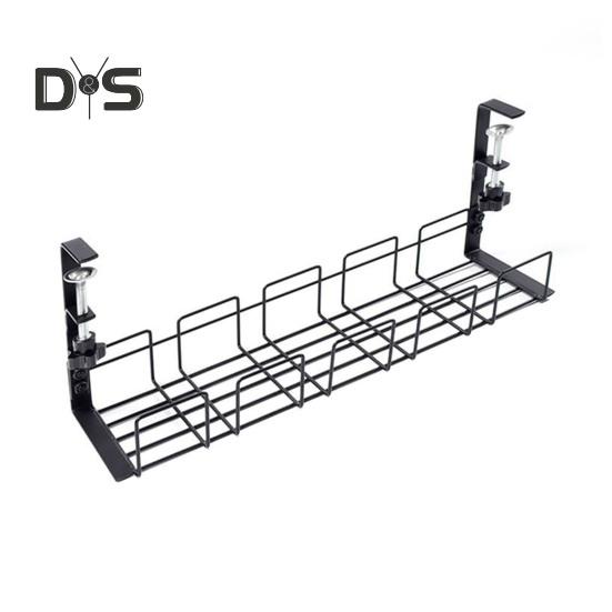 

Подстольный органайзер для кабелей, прочный, несущий нагрузку, устойчивый к ржавчине, не требующий сверления, монтажный шнур, подставка для стола чёрный