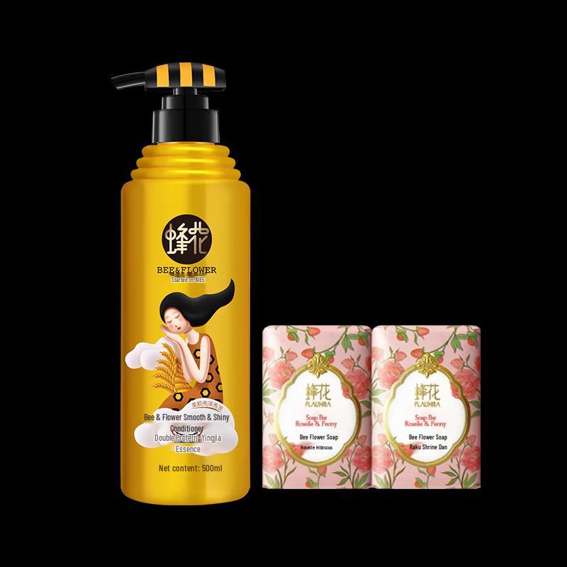 

Bee & Flower Hair Conditioner & Soap Set