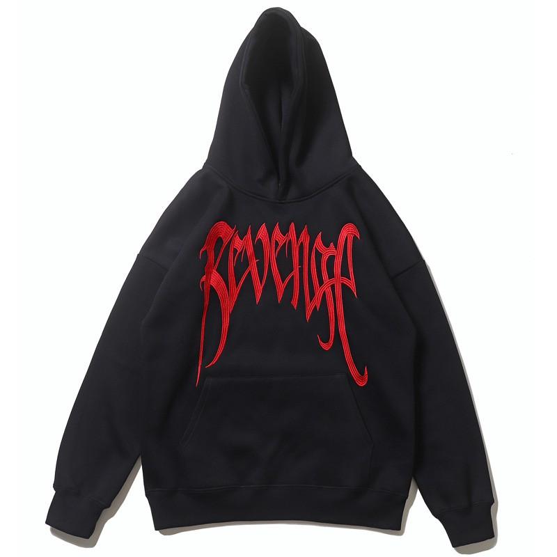 Unisex Oversized Hoodie With Embroidered Letter