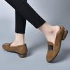 2025 spring explosion spot low heel shallow mouth single shoes women's leisure Internet celebrity versatile lightweight fashion Doudou women's shoes