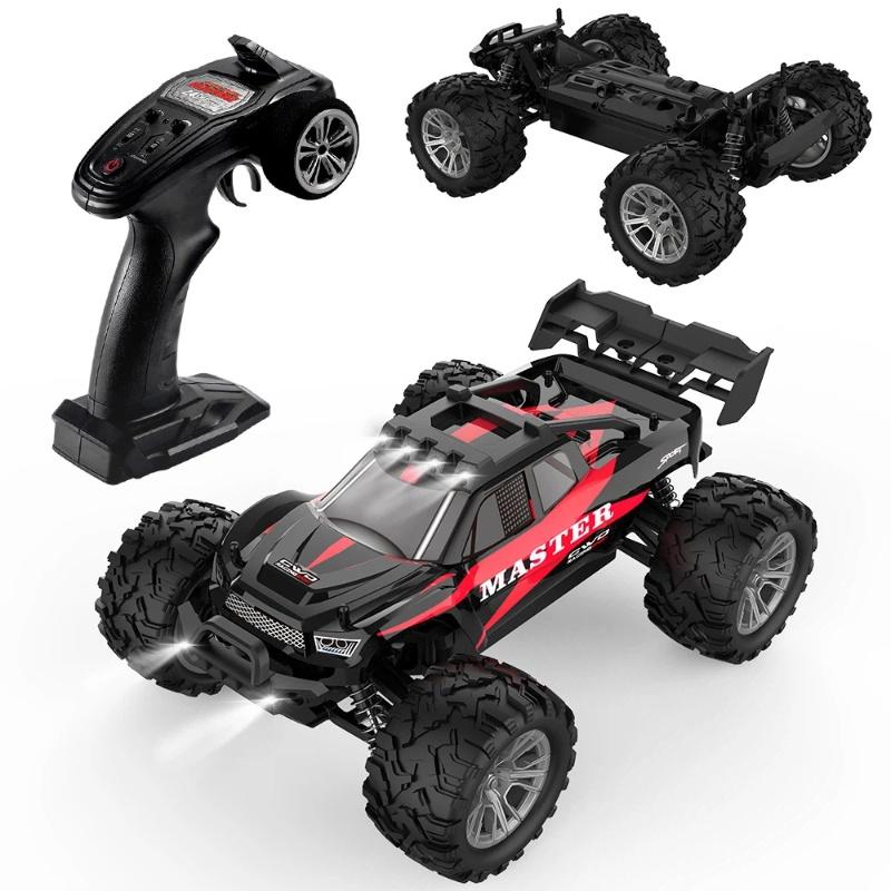 New Kf15 Four-Wheel Drive High-Speed Rc Car 1:16 Scale Remote Control Big Foot Climbing Off-Road Vehicle Racing Drifting Toy Car