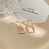 New Korean Style Temperament Pure White Pearl Shell Stud Earrings for Women Wedding Birthday Jewelry Sweet Gift Ladies Vintage