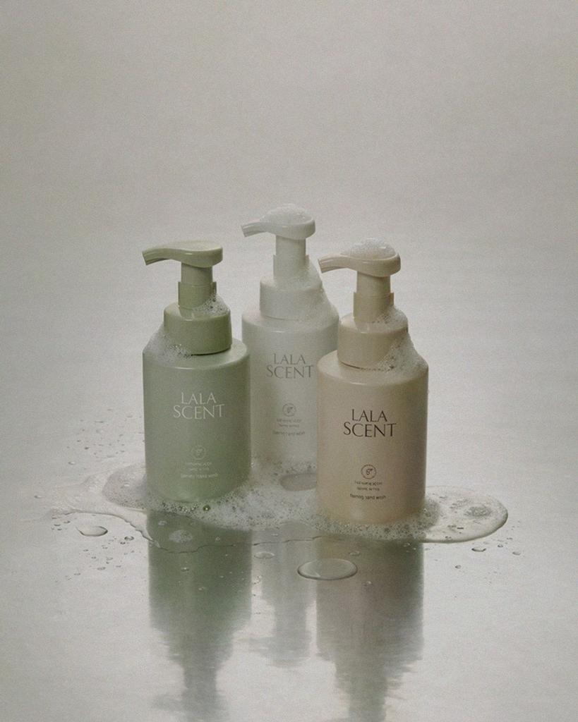 Lalacent Vegan Perfume Foaming Hand Wash Hand Sanitizer Housewarming Gift 2-Piece Set
