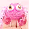 Zabawka do ściskania Kraba Elastyczne Elastyczne Piłki Antystresowe Kolorowa Zabawka do Ściskania Łagodzi Stres Zabawki Wentylacyjne Fidget Squishes Zabawka Dekompresyjna Upominek na Przyjęcie